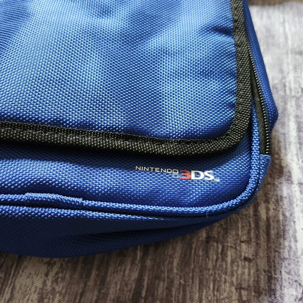 Nintendo DS Blue Messenger Bag Crossbody Case Travel‎ Shoulder Bag